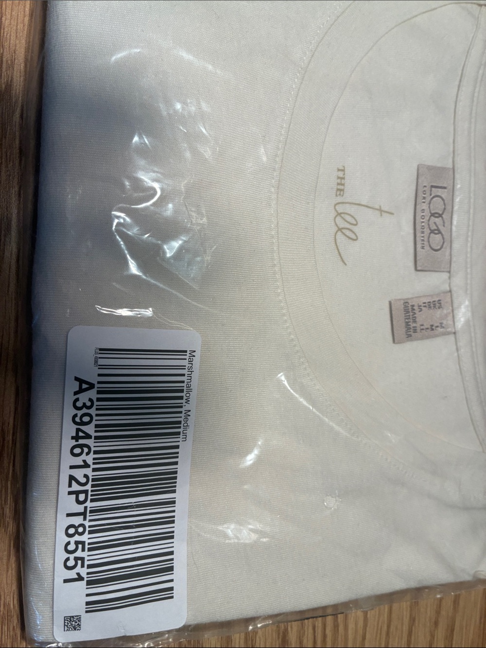 LOGO by Lori Goldstein Short Sleeve Tee in Marshmallow White